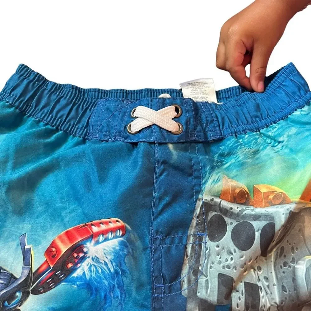 Skylanders SuperChargers Swim Trunks Board Shorts Beach Boys‎ Size Medium 8
